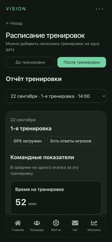 Тренировки